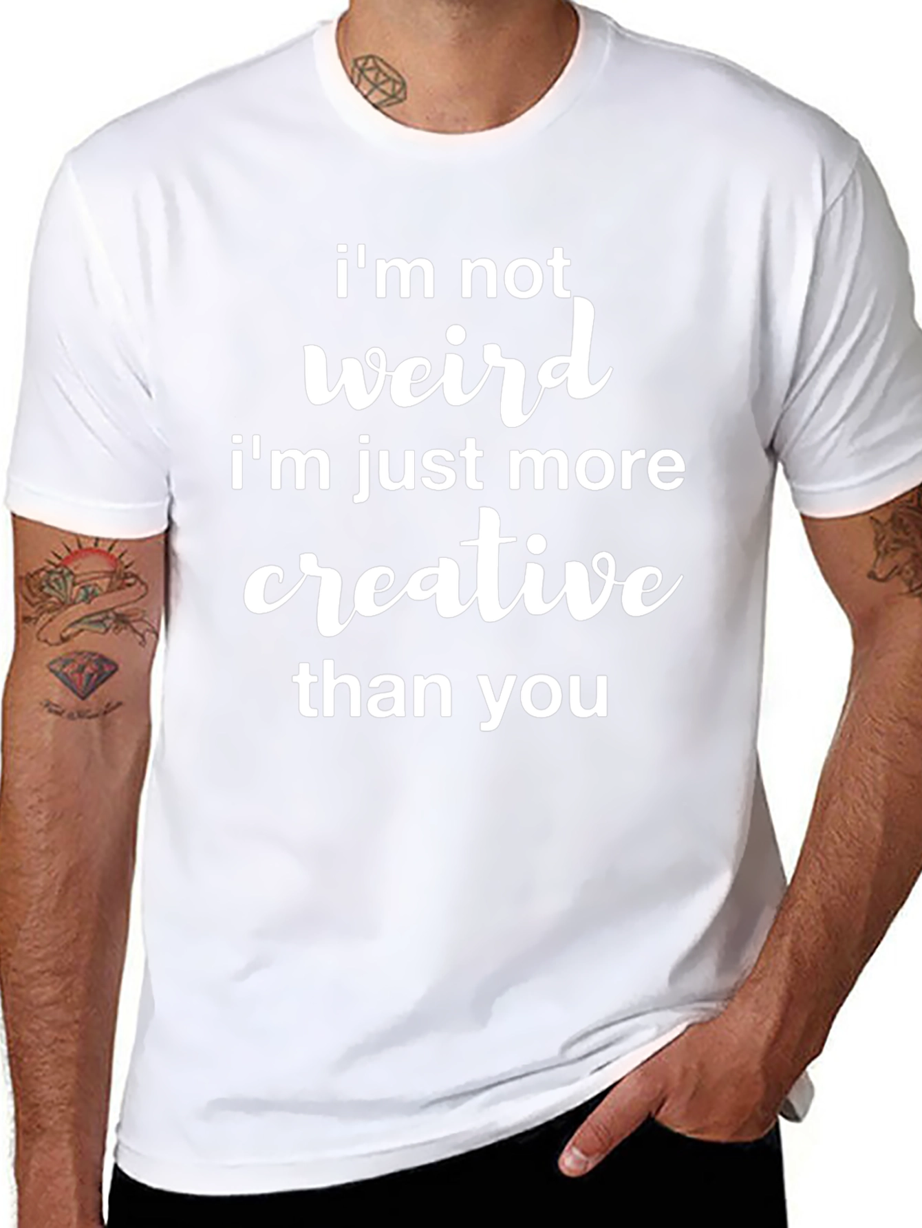 Funny Im Not Weird Graphic Tee