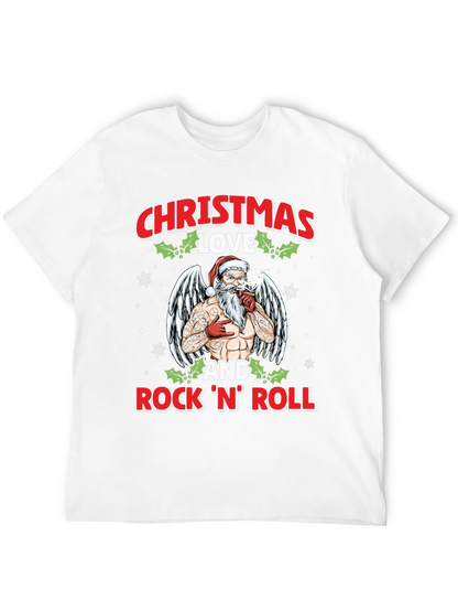 Christmas Love and RocknRoll T-Shirt