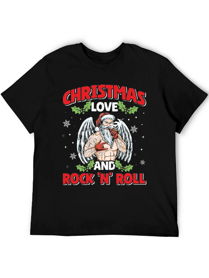 Christmas Love and RocknRoll T-Shirt