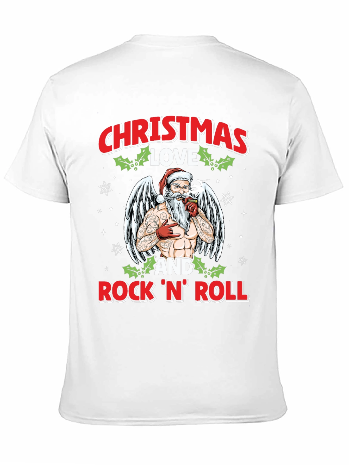 Christmas Love and RocknRoll T-Shirt