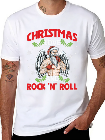 Christmas Love and RocknRoll T-Shirt