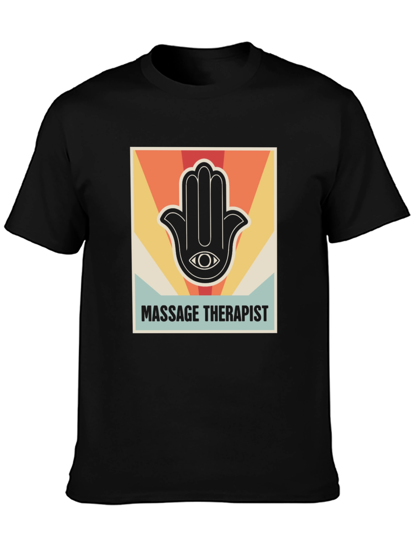 Massage Therapist Retro Graphic T-Shirt