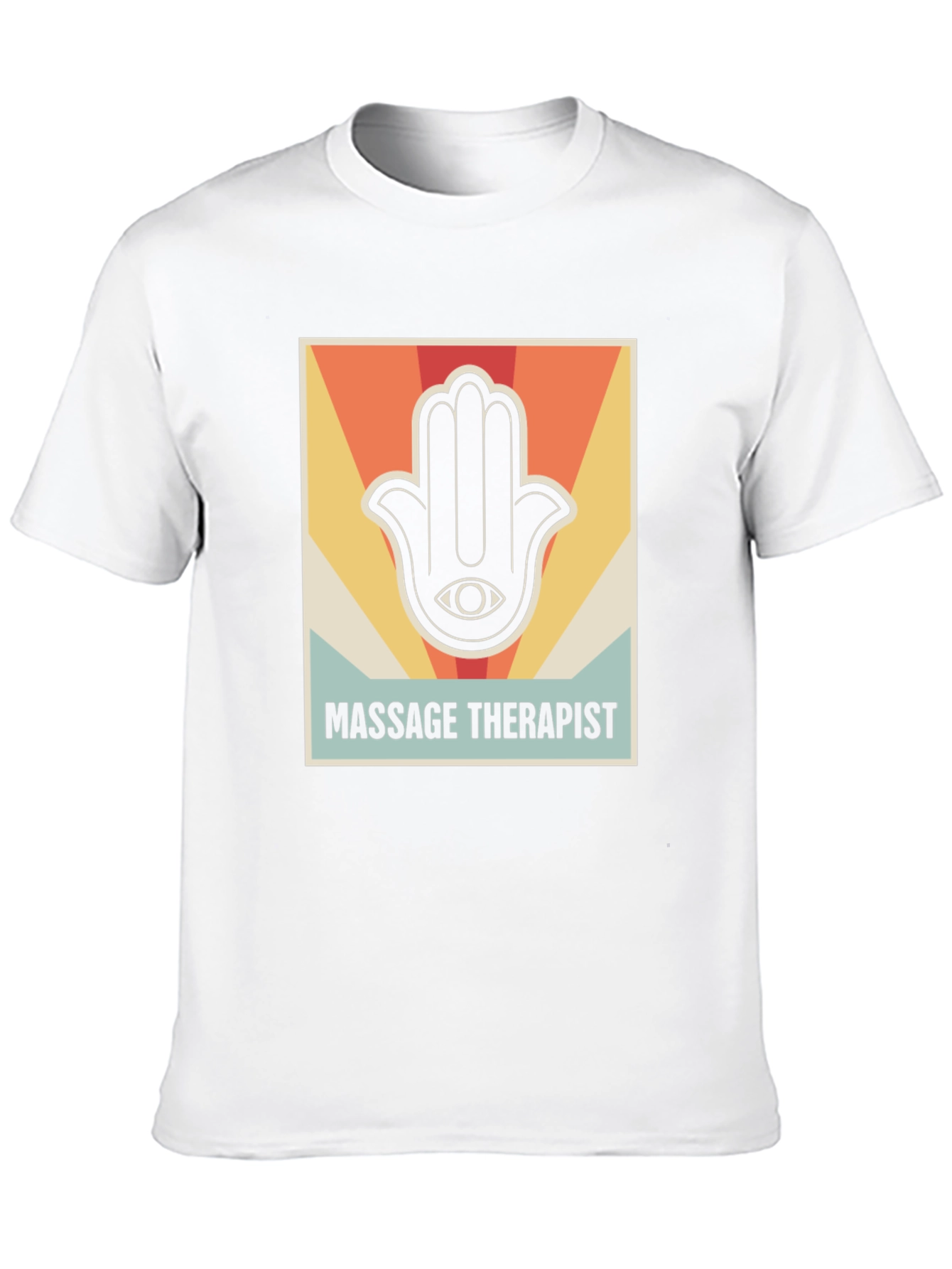 Massage Therapist Retro Graphic T-Shirt
