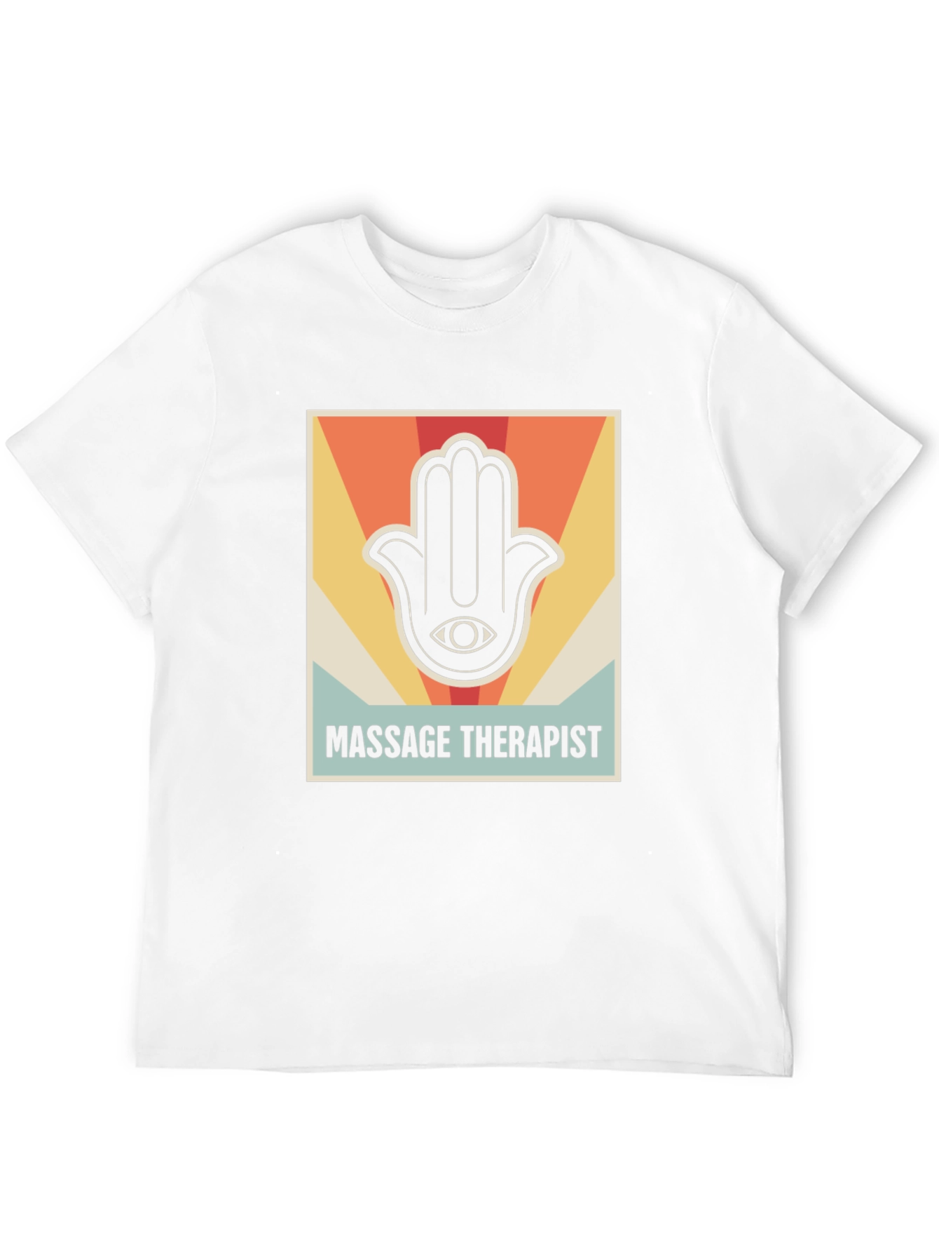 Massage Therapist Retro Graphic T-Shirt