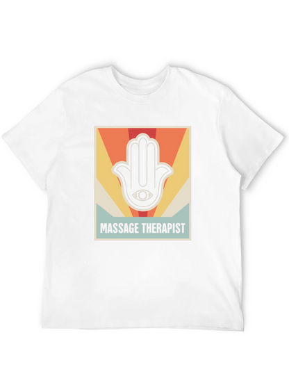 Massage Therapist Retro Graphic T-Shirt