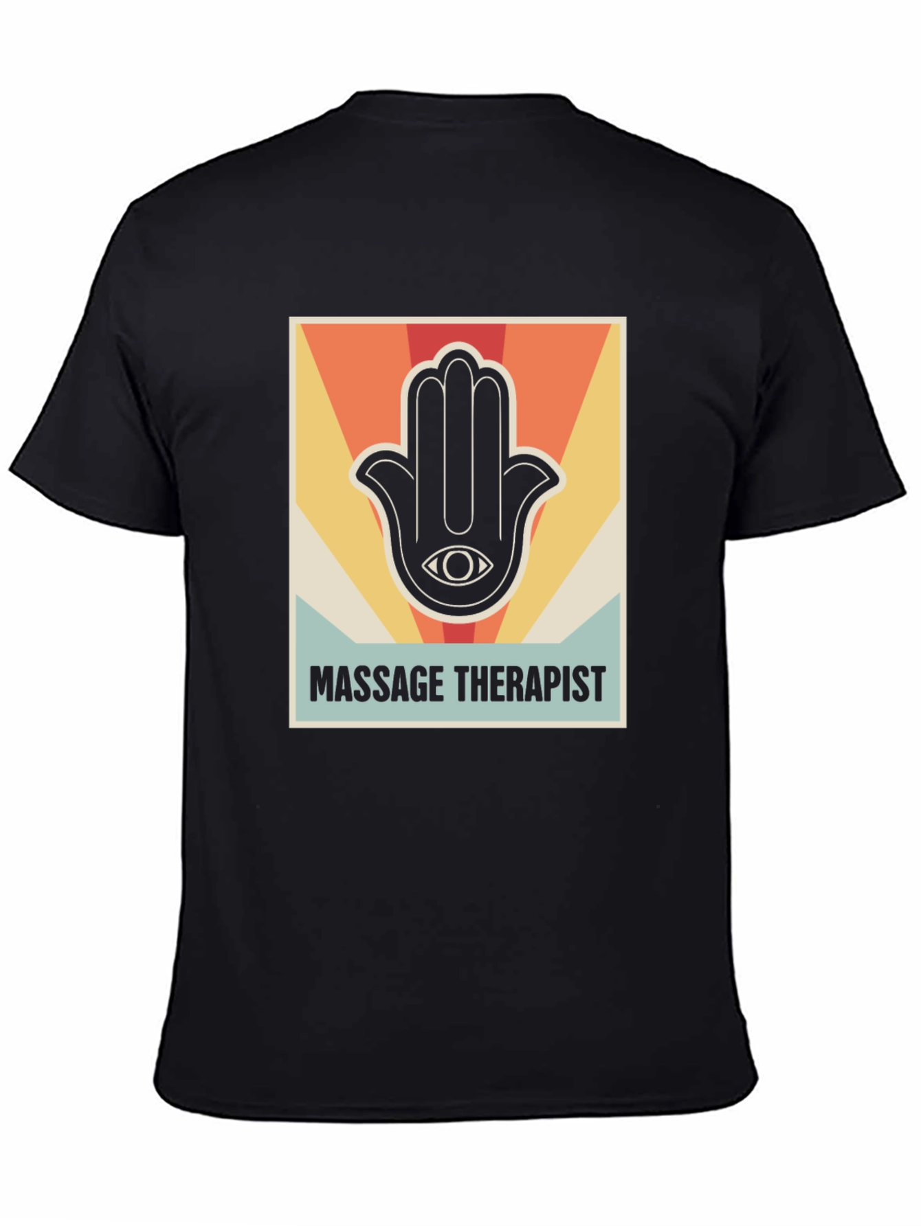Massage Therapist Retro Graphic T-Shirt