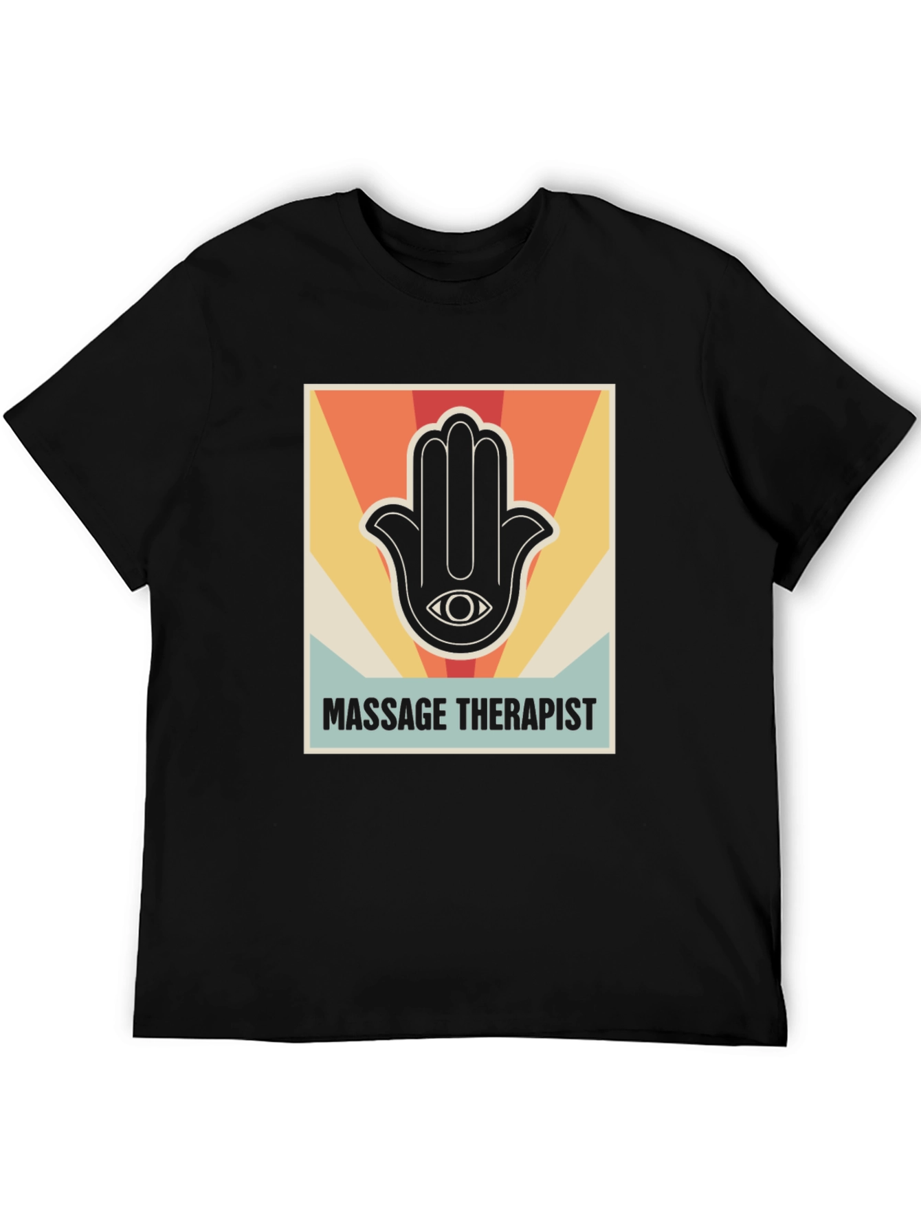 Massage Therapist Retro Graphic T-Shirt