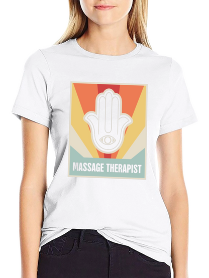 Massage Therapist Retro Graphic T-Shirt