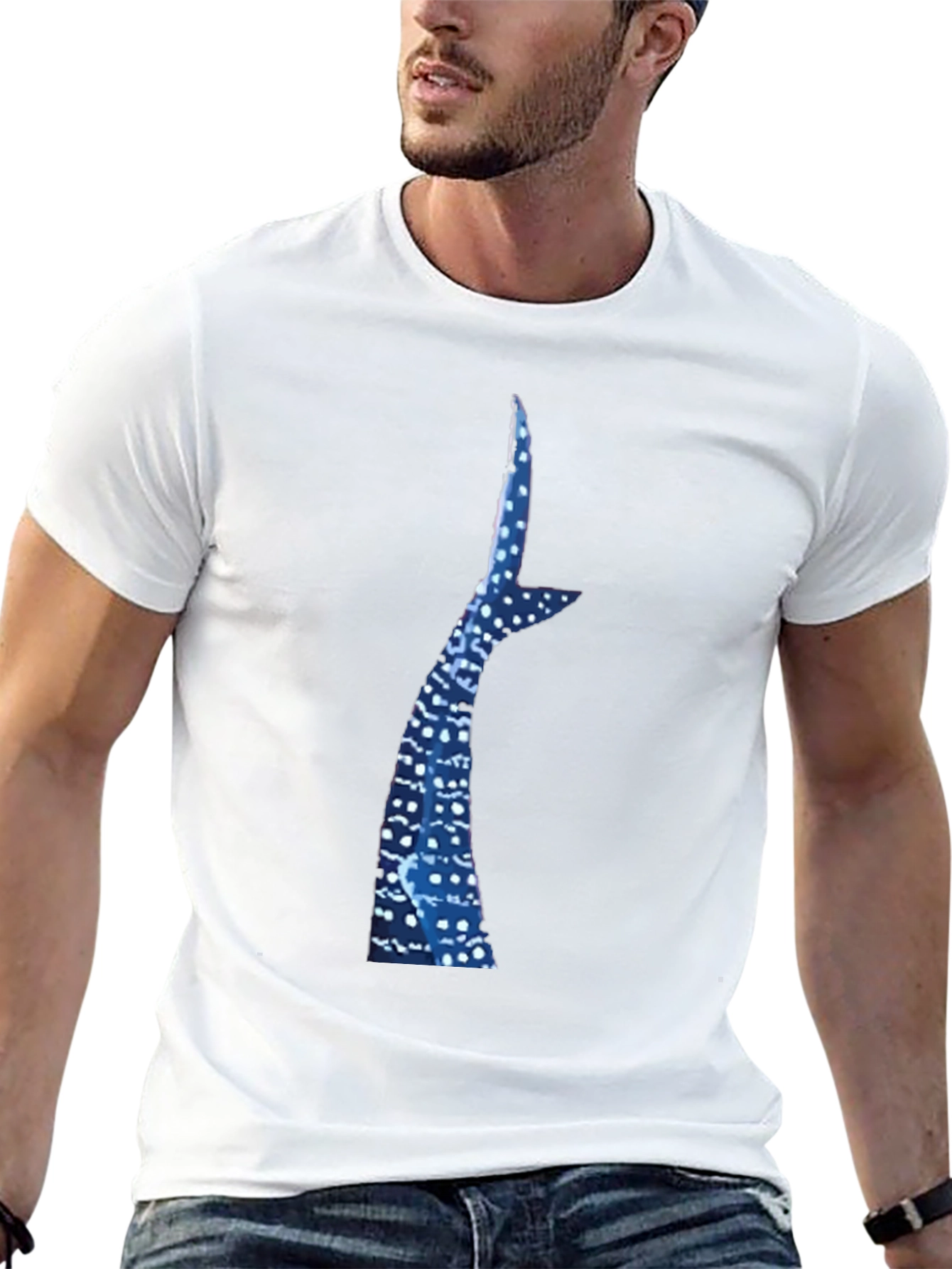 Whale Shark Tail Graphic Tee