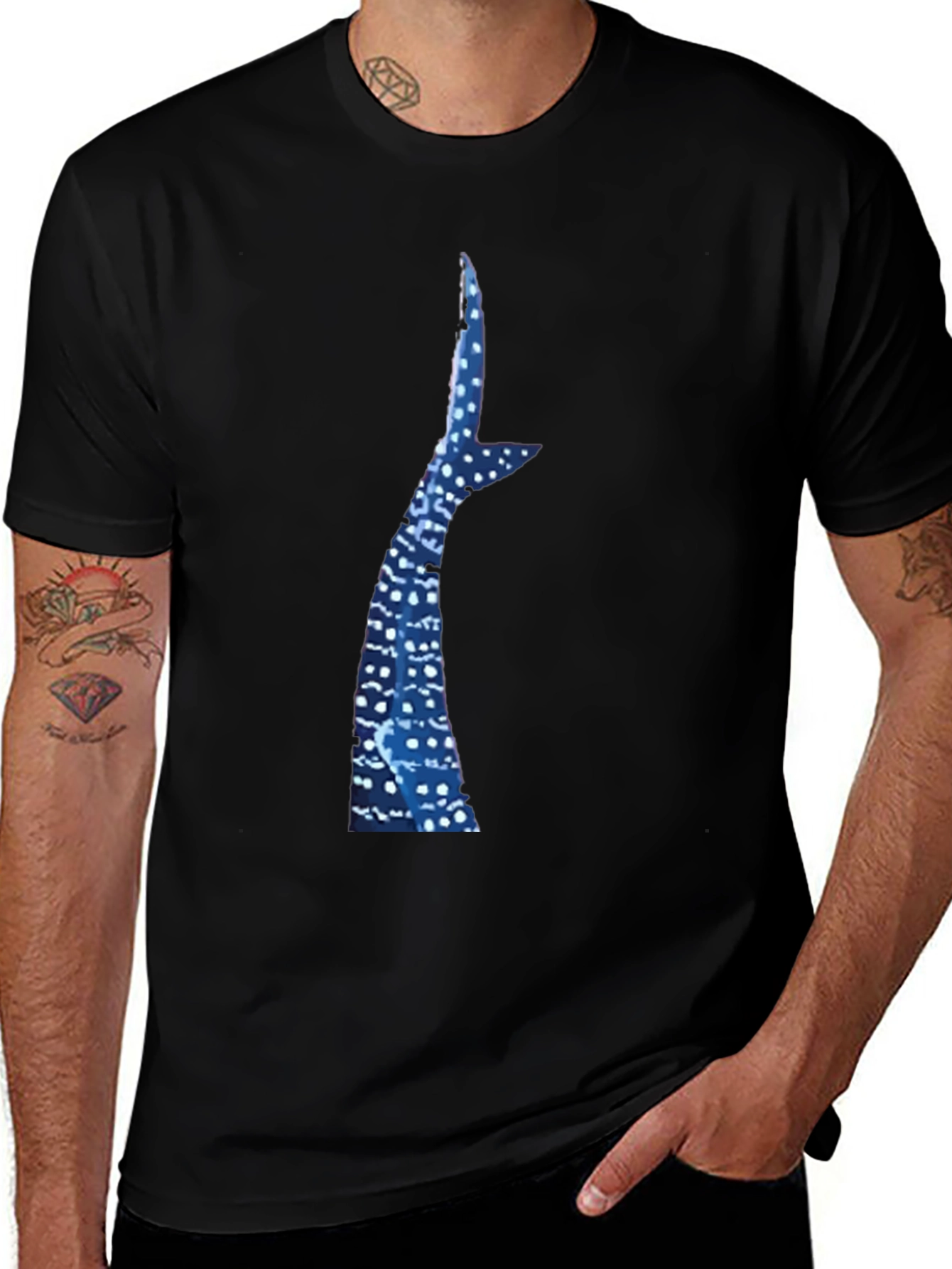Whale Shark Tail Graphic Tee