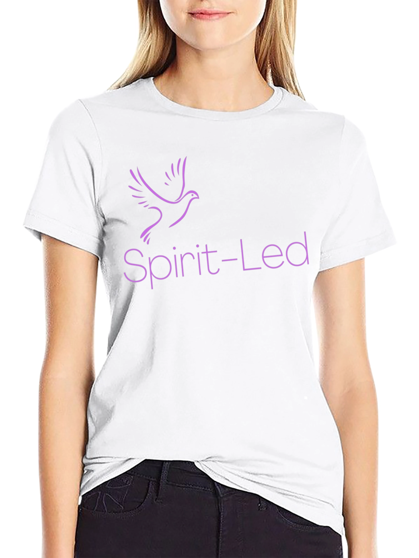 Spirit-Led Graphic Tee - Black