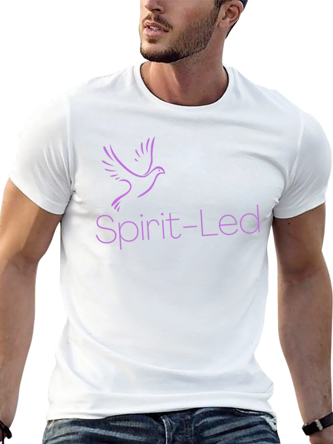 Spirit-Led Graphic Tee - Black