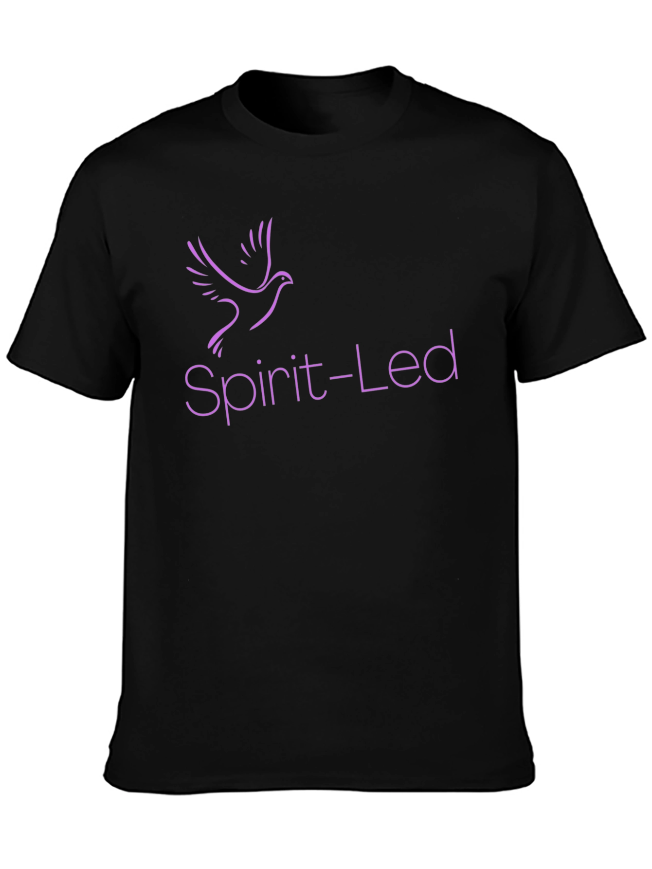 Spirit-Led Graphic Tee - Black