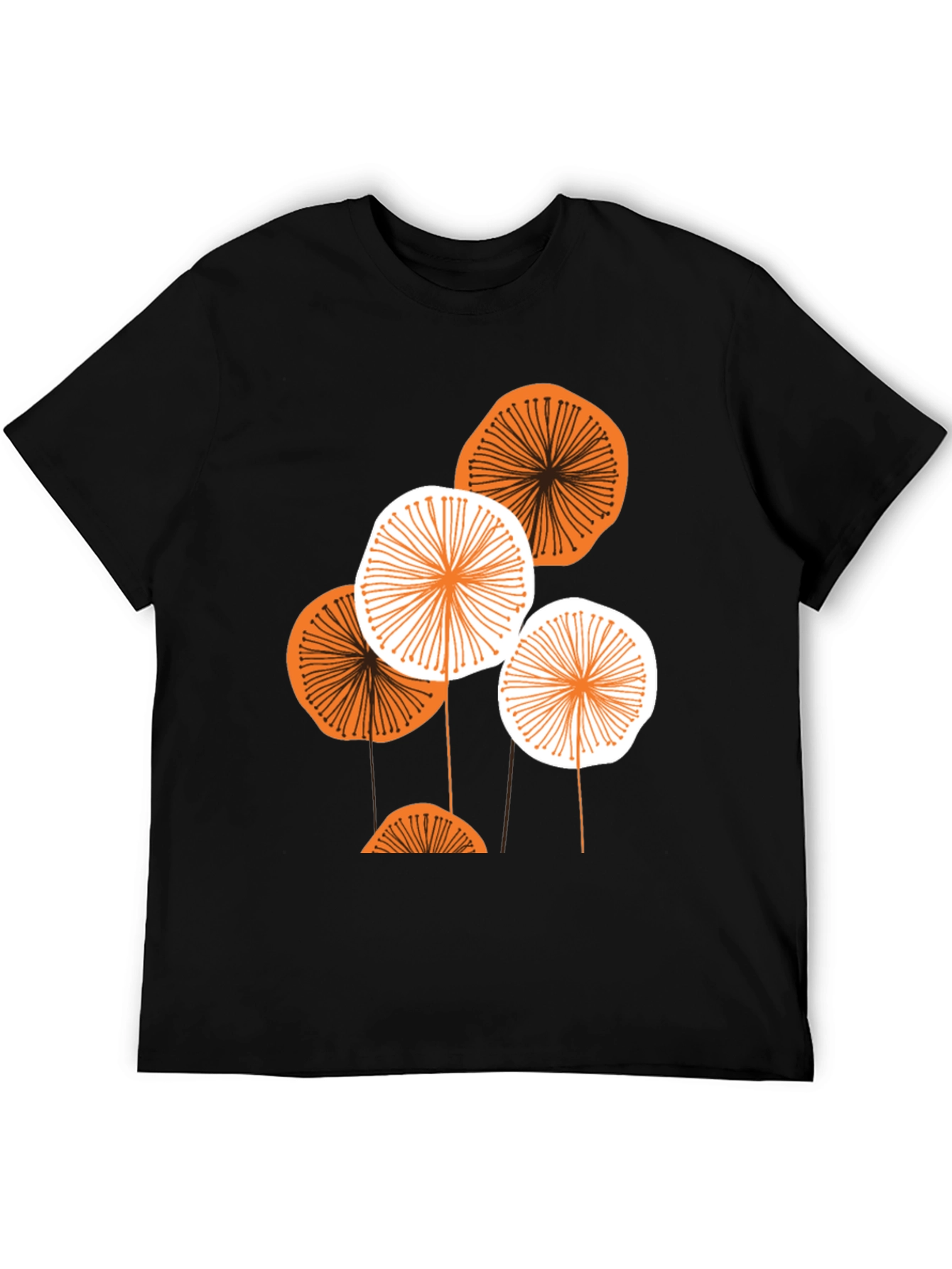 Abstract Floral Graphic Tee - Modern Menswear