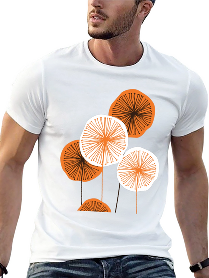 Abstract Floral Graphic Tee - Modern Menswear