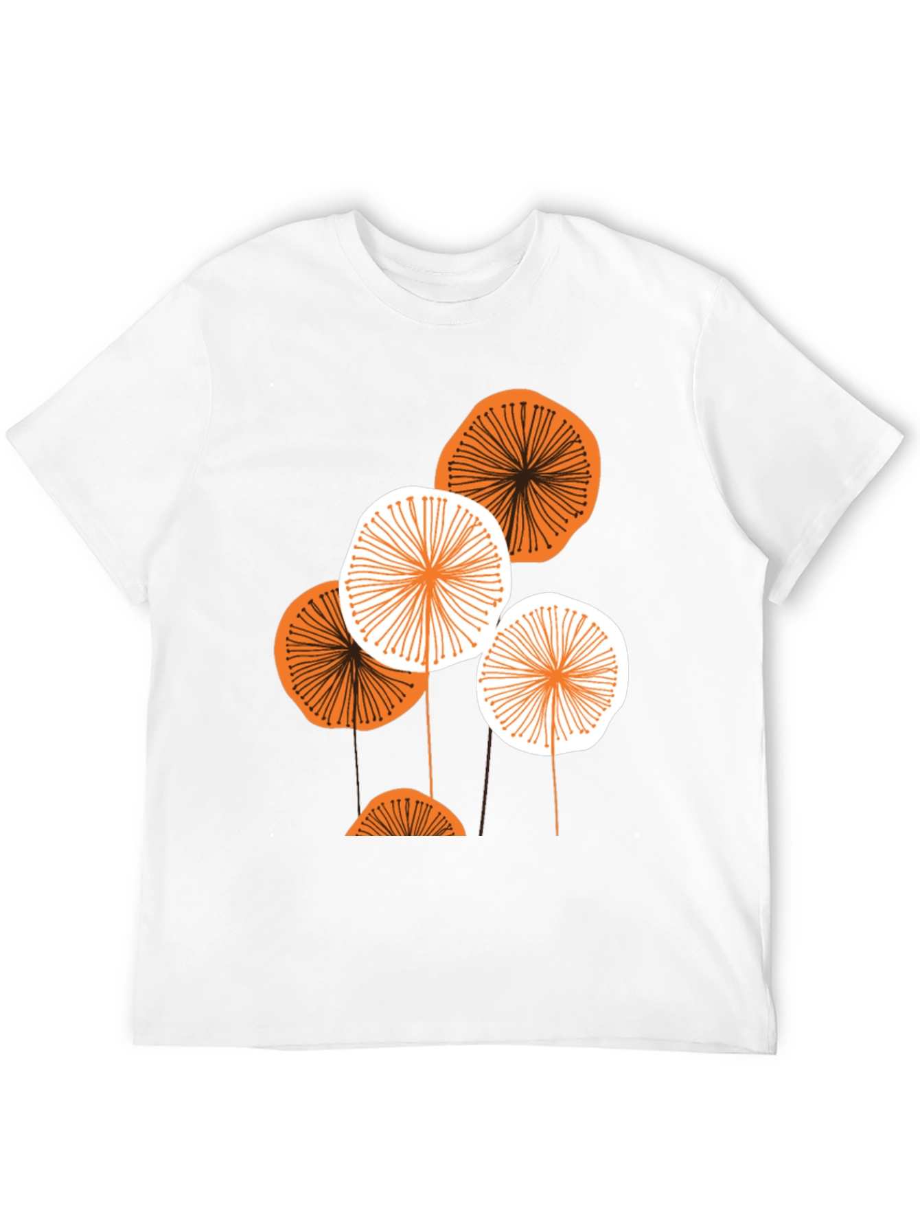 Abstract Floral Graphic Tee - Modern Menswear