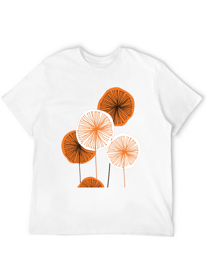 Abstract Floral Graphic Tee - Modern Menswear