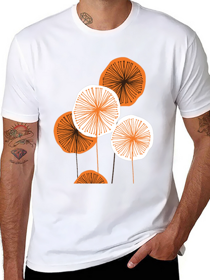 Abstract Floral Graphic Tee - Modern Menswear