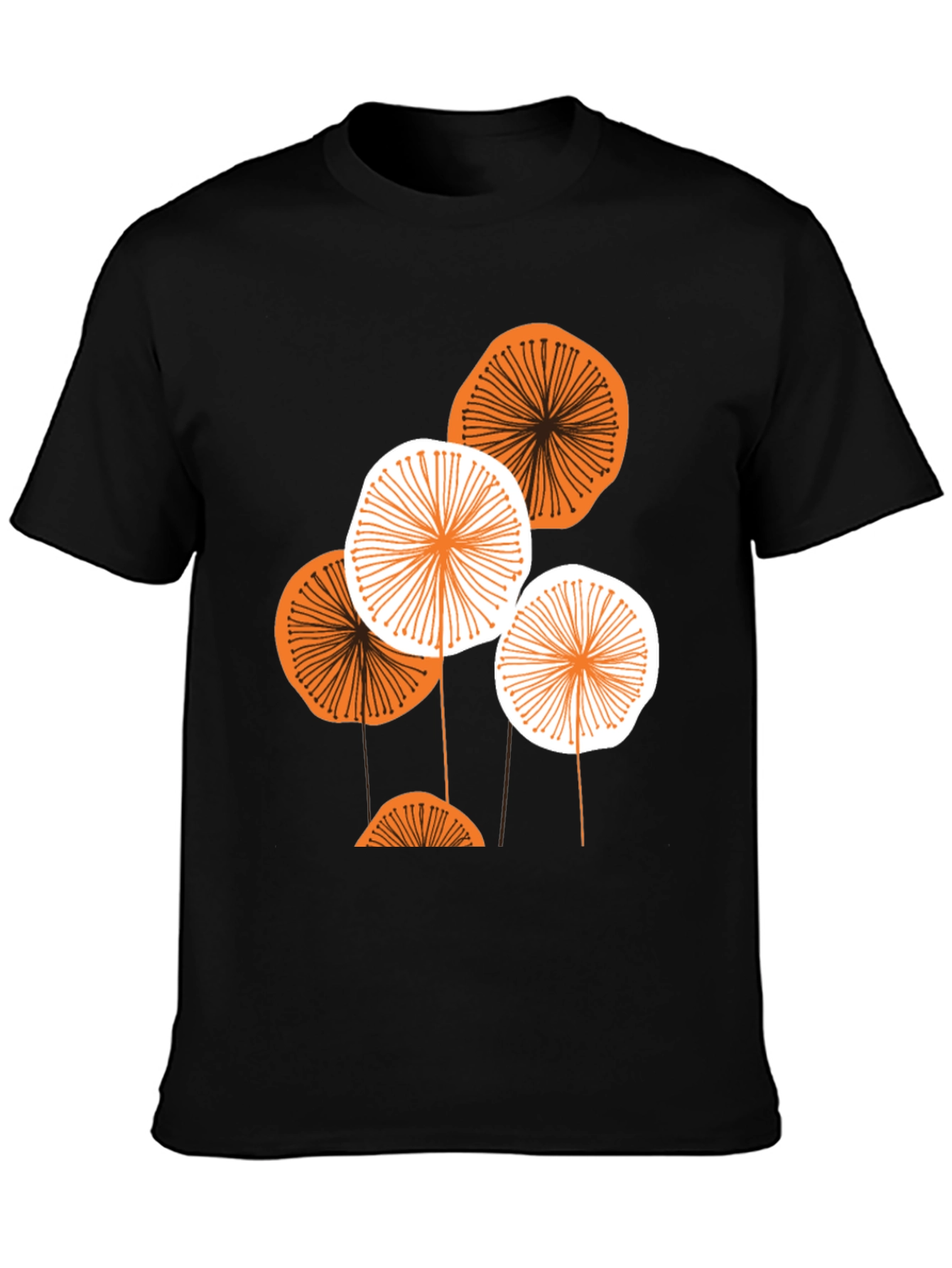 Abstract Floral Graphic Tee - Modern Menswear