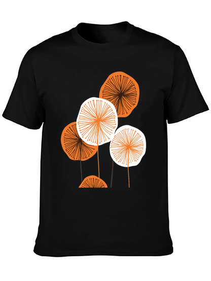 Abstract Floral Graphic Tee - Modern Menswear