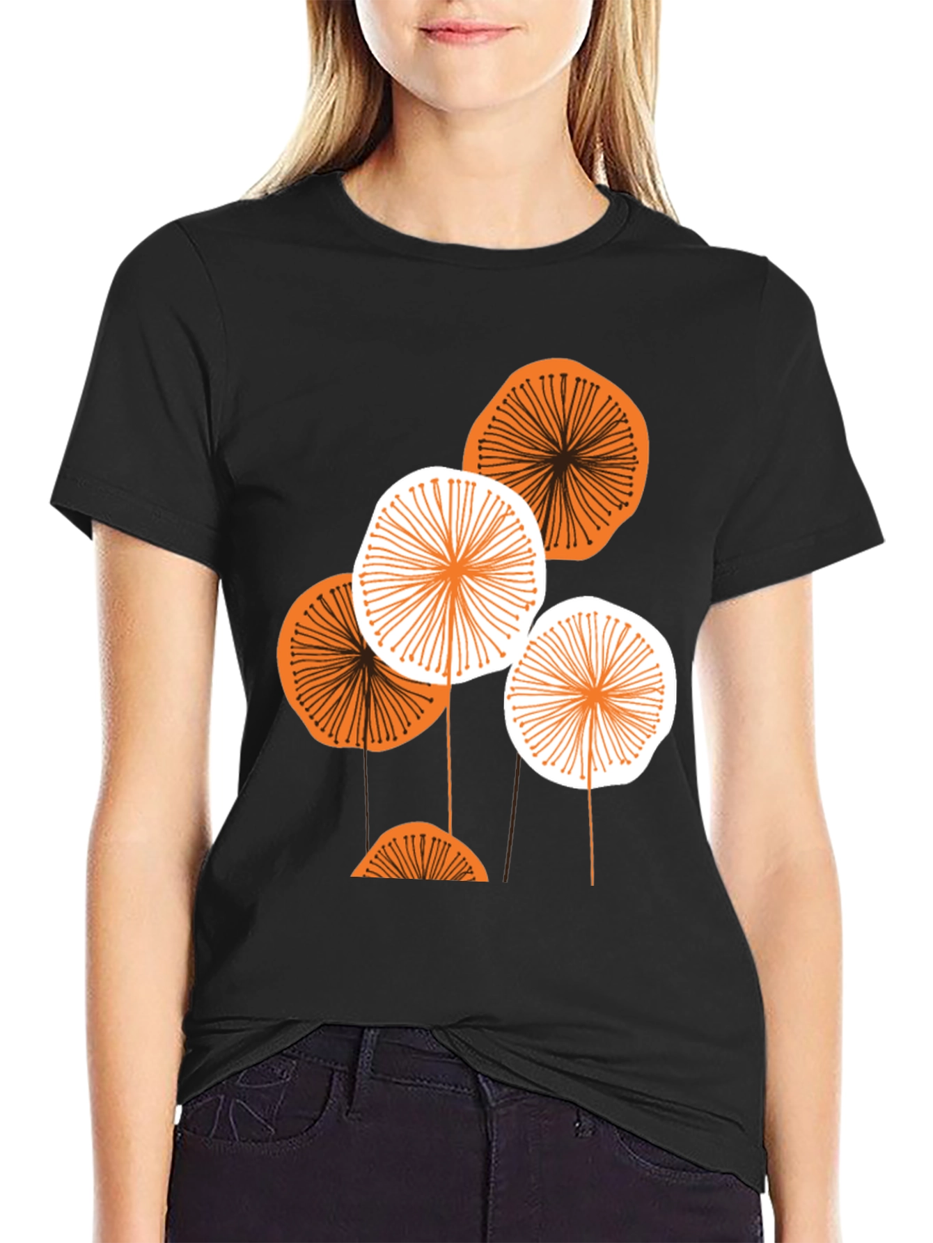 Abstract Floral Graphic Tee - Modern Menswear