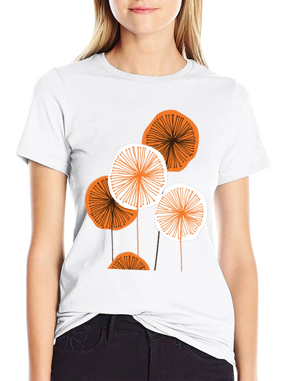 Abstract Floral Graphic Tee - Modern Menswear