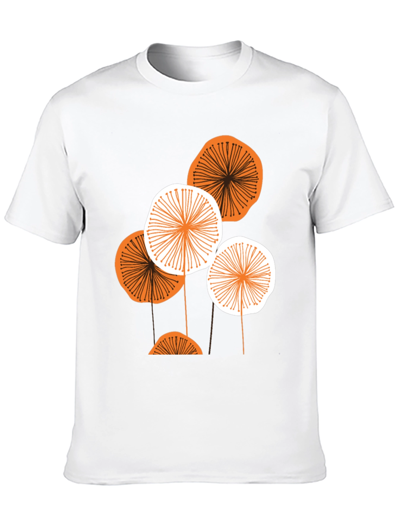 Abstract Floral Graphic Tee - Modern Menswear
