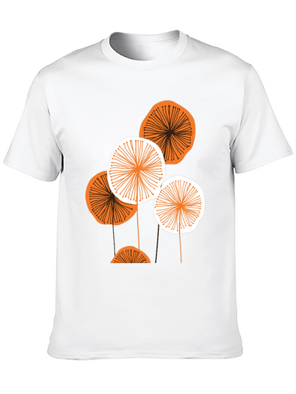 Abstract Floral Graphic Tee - Modern Menswear