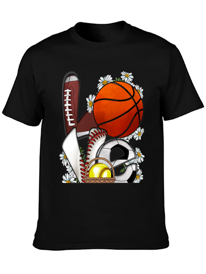 Sports Love Graphic T-Shirt