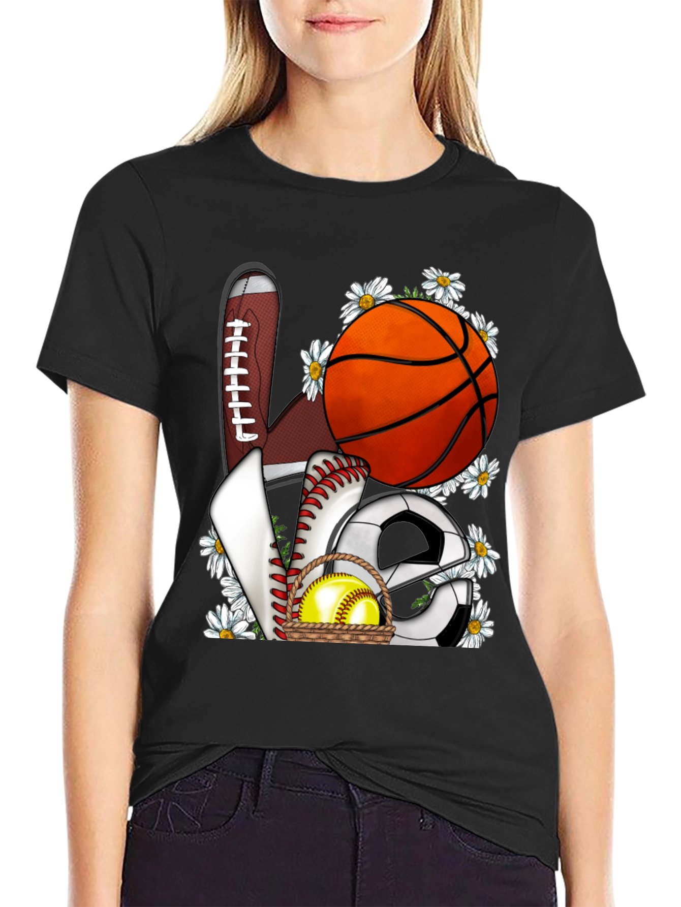 Sports Love Graphic T-Shirt