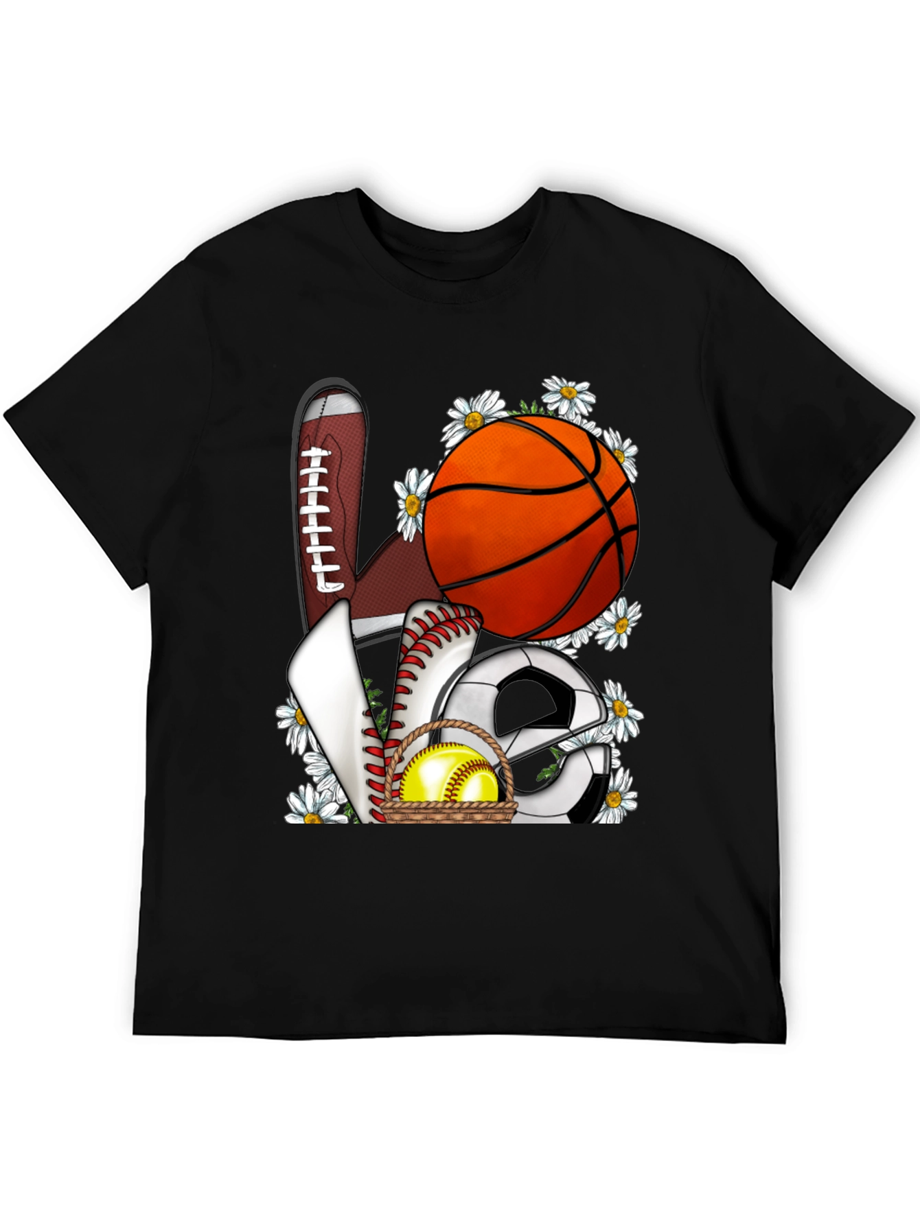 Sports Love Graphic T-Shirt