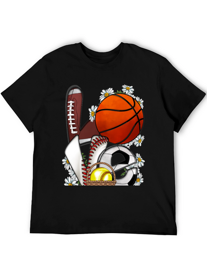 Sports Love Graphic T-Shirt