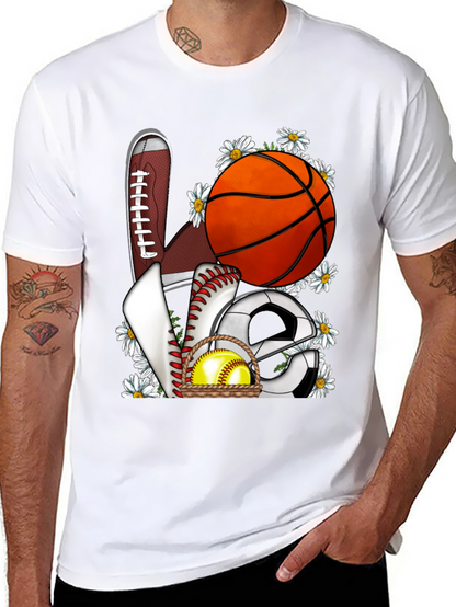 Sports Love Graphic T-Shirt