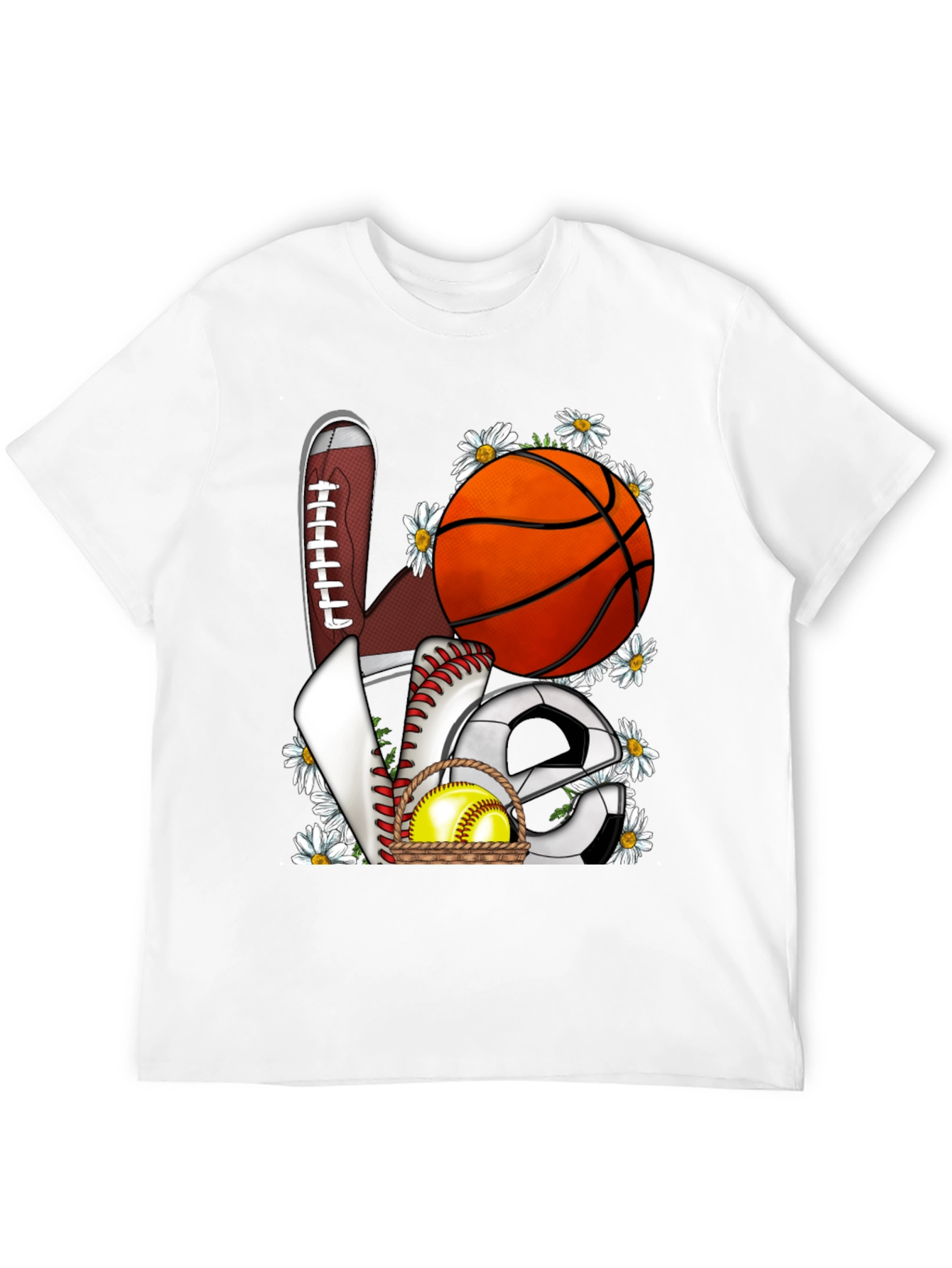 Sports Love Graphic T-Shirt