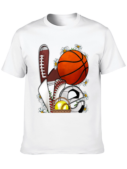Sports Love Graphic T-Shirt