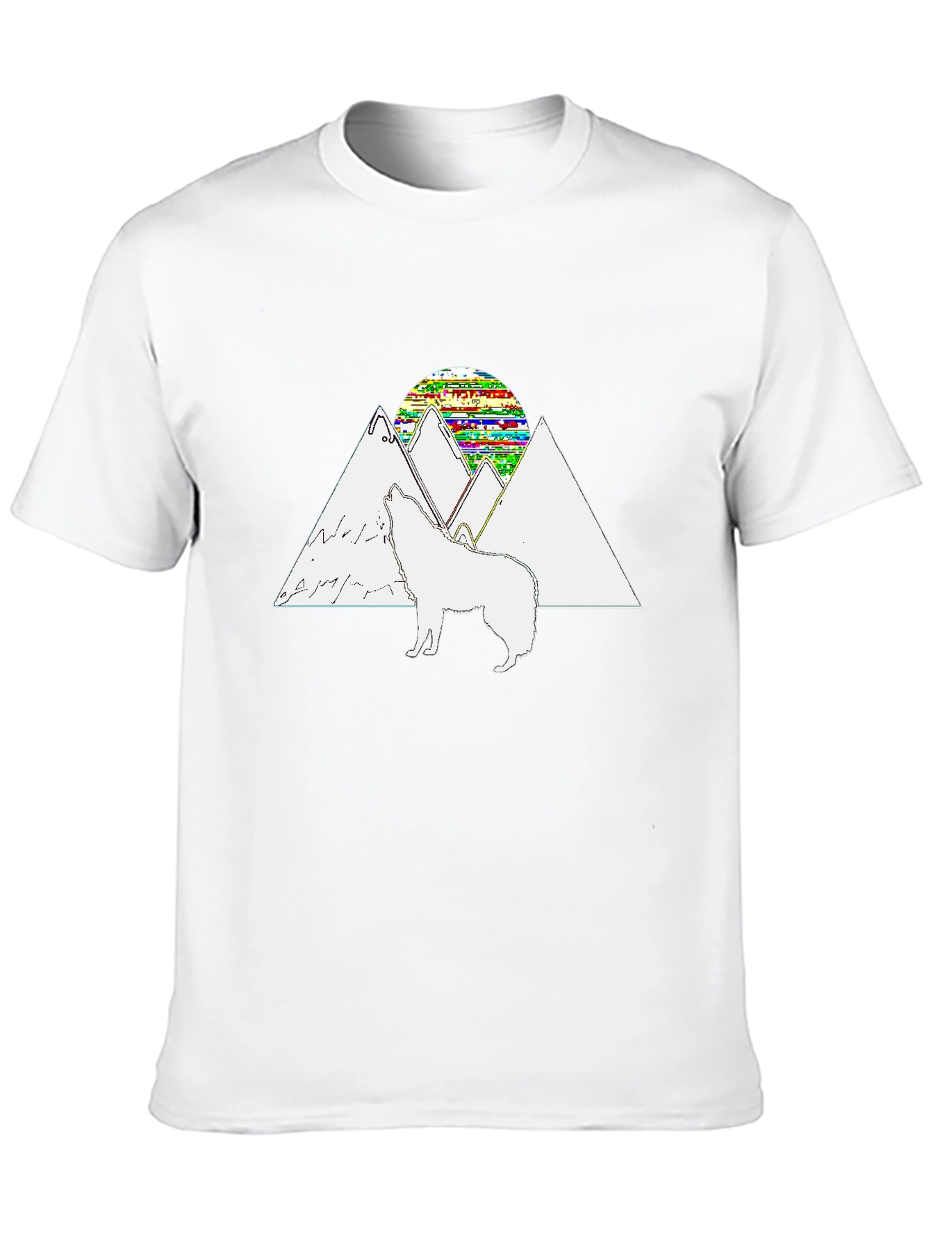 Wolf Mountain Graphic T-Shirt