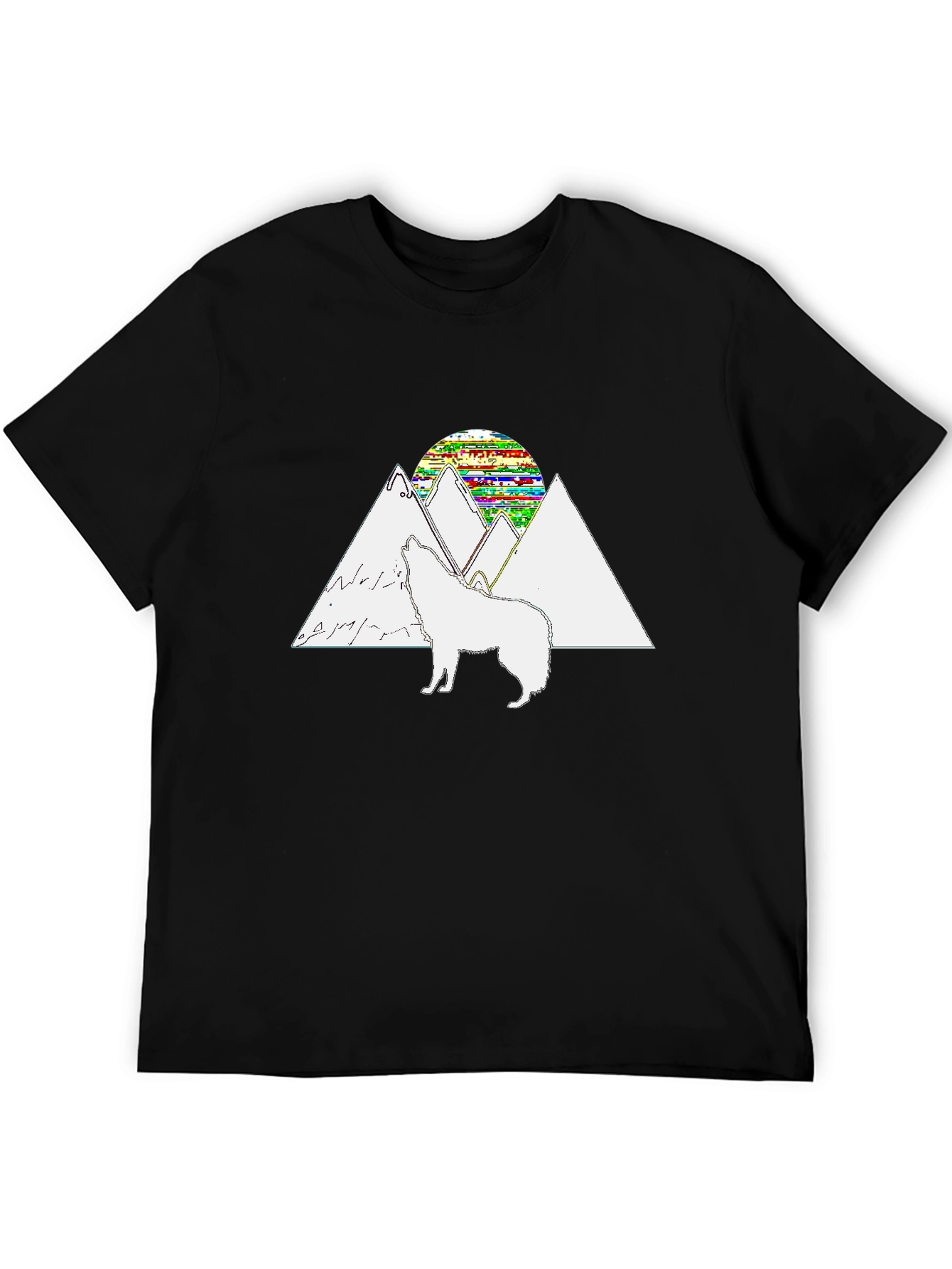 Wolf Mountain Graphic T-Shirt