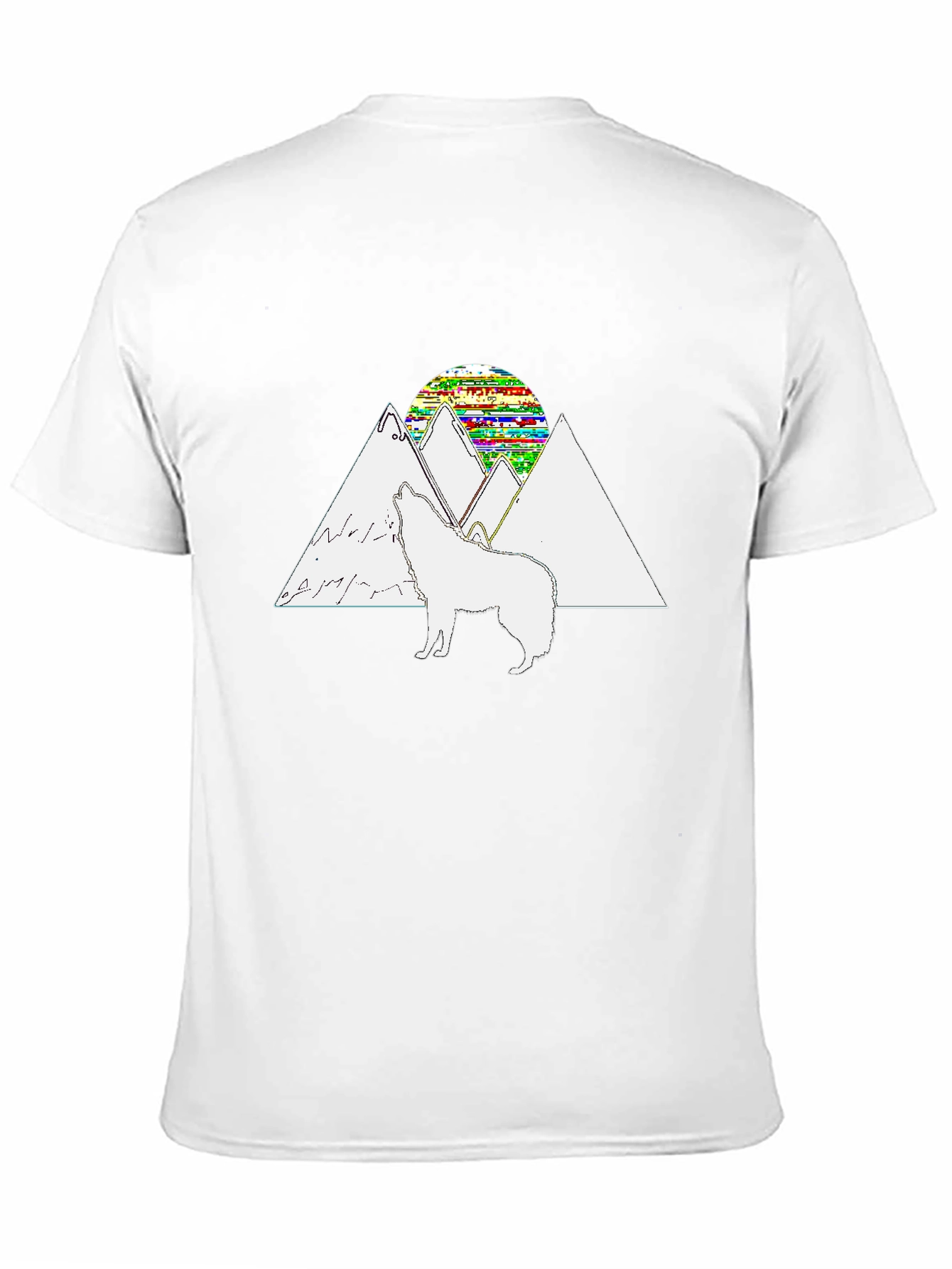 Wolf Mountain Graphic T-Shirt