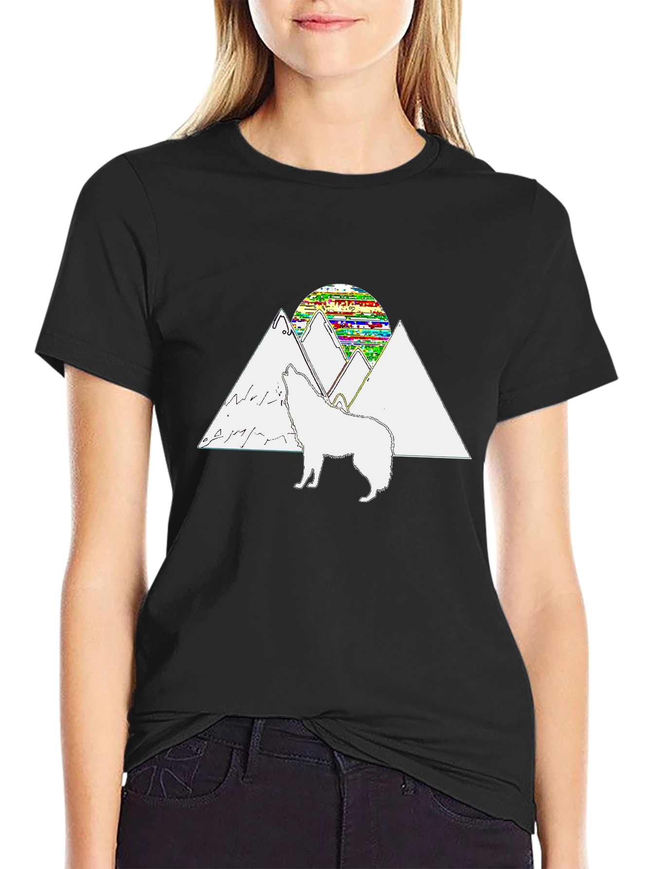 Wolf Mountain Graphic T-Shirt