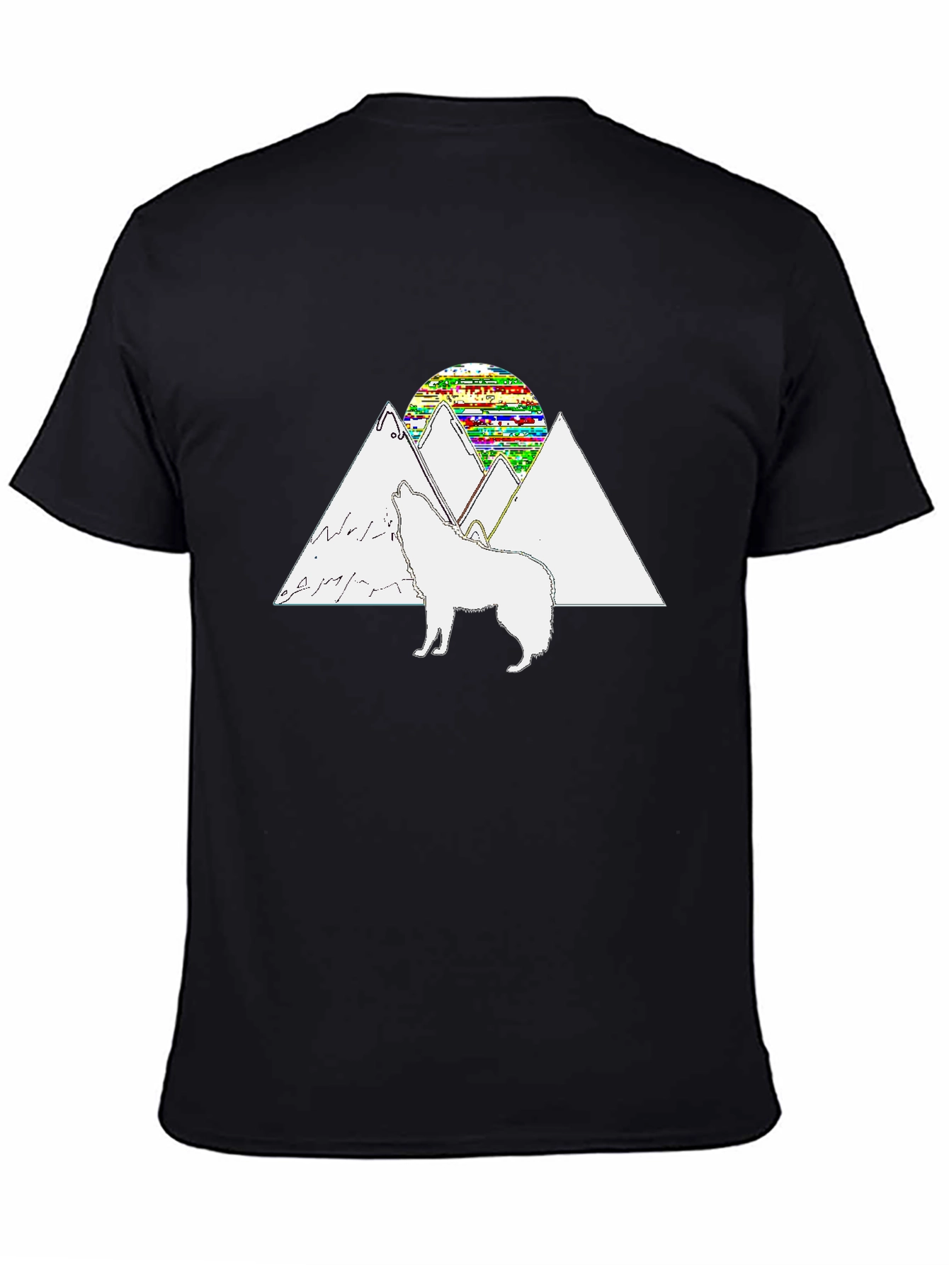 Wolf Mountain Graphic T-Shirt