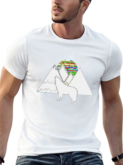 Wolf Mountain Graphic T-Shirt