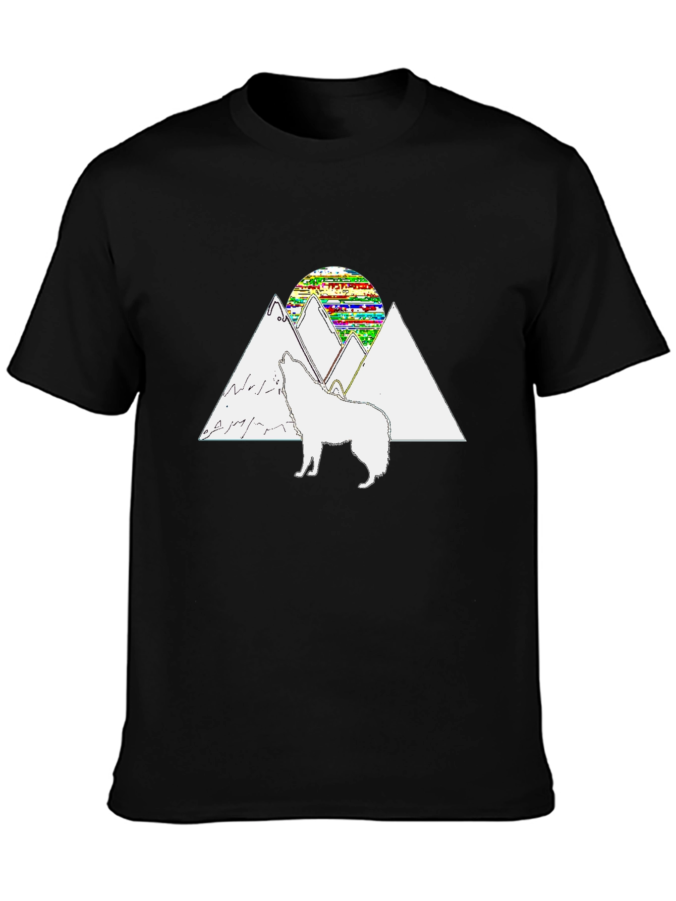 Wolf Mountain Graphic T-Shirt
