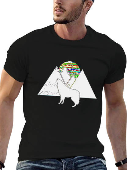 Wolf Mountain Graphic T-Shirt