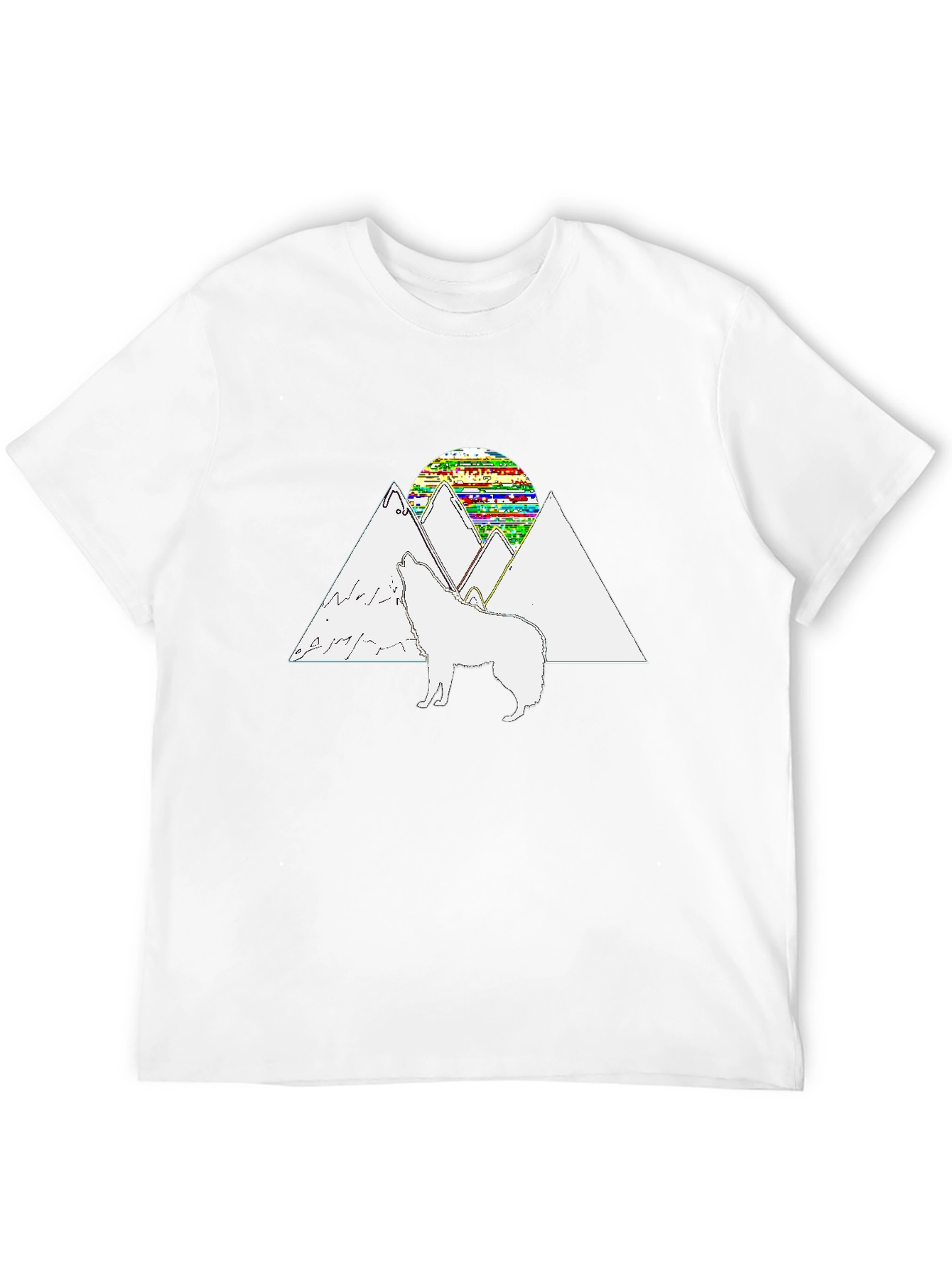Wolf Mountain Graphic T-Shirt