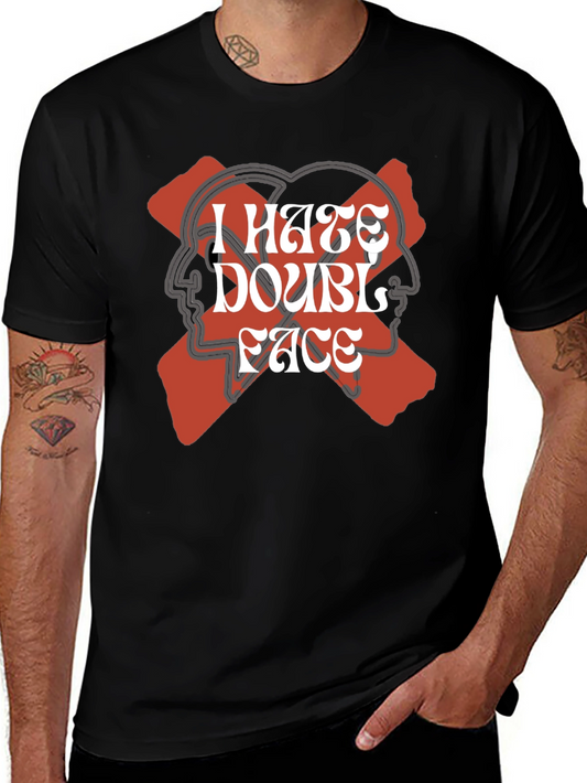 I Hate Double Face Graphic Tee