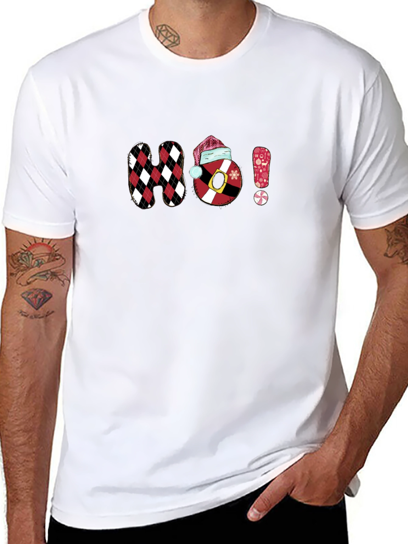 Festive Ho! Graphic Tee - Holiday Cheer
