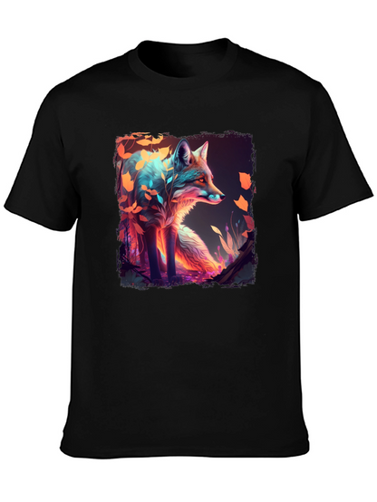 Mystic Fox Graphic T-Shirt - Unique Design