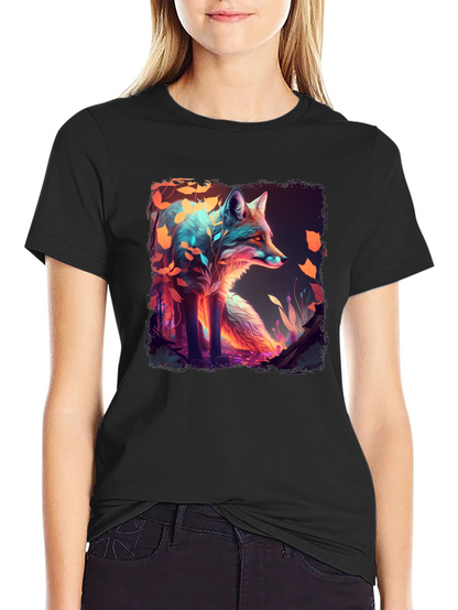 Mystic Fox Graphic T-Shirt - Unique Design
