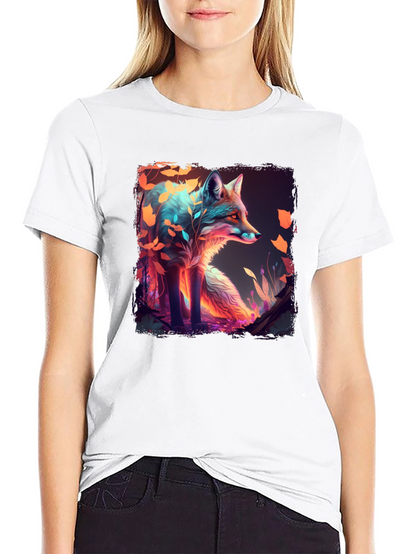 Mystic Fox Graphic T-Shirt - Unique Design