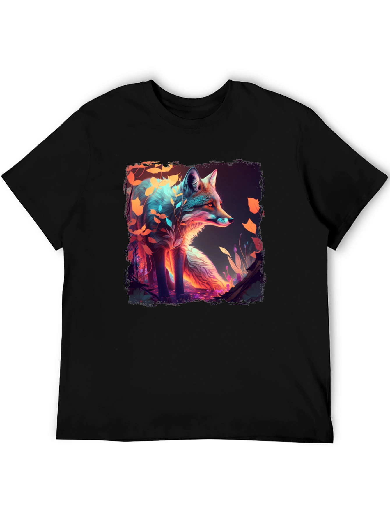 Mystic Fox Graphic T-Shirt - Unique Design